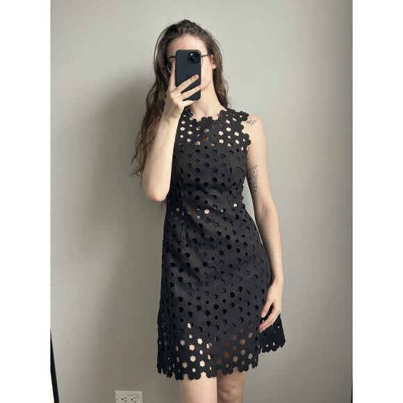 Paskal Black Sheer Floral Dress Size XXS – See-Through Layering Piece - Picture 6 of 7